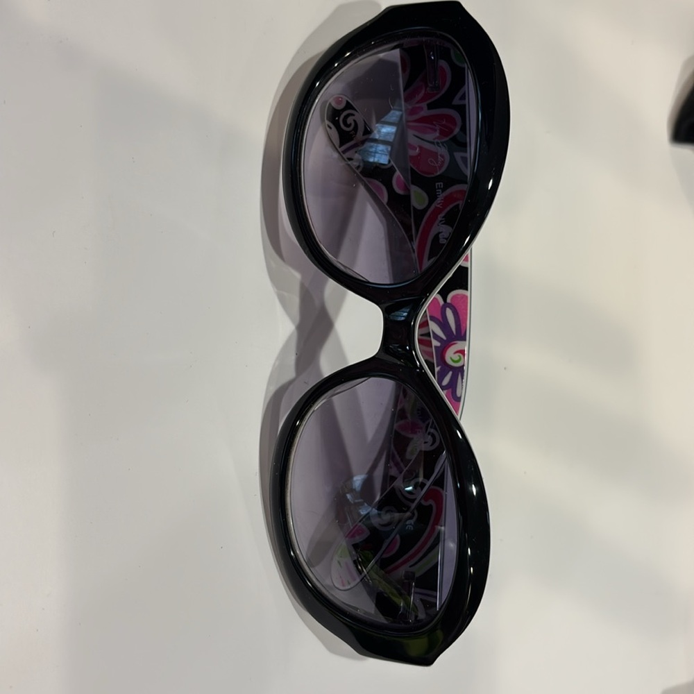 Vera Bradley Sunglasses Black with Floral Accents